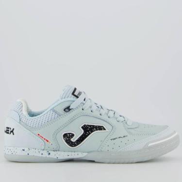Imagem de Chuteira Joma Top Flex Futsal Azul e Preta, 37