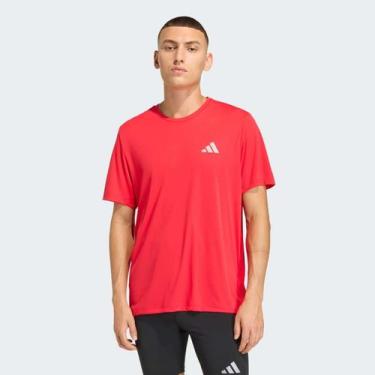 Imagem de Camiseta Adidas Run Ess Tee Vermelha, M