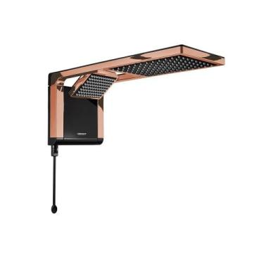Imagem de Ducha Lorenzetti Acqua Duo 7800W Preto e Rose Gold 220V