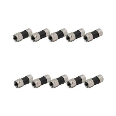 Imagem de 50 conector compressão rg6 cabo - IMPORTADO