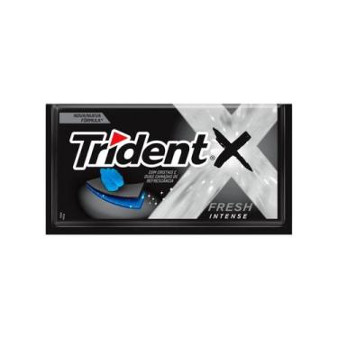 Imagem de Chiclete Goma De Mascar Sabor Fresh Intense Preto Trident 8g