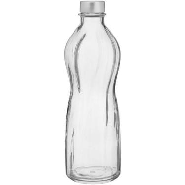 Imagem de Garrafa Aqua Bormioli Rocco 26x8x8cm Vidro Transparente 750ml para Águ
