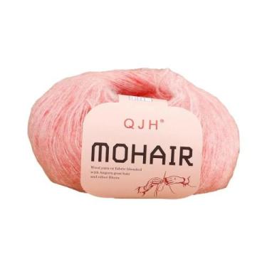 Imagem de Fio De Mohair Acrílico Macio E Quente, 6 Pacotes De 150g Para Tricô Ar