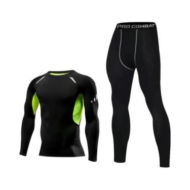 Imagem de Conjunto De Calças Térmicas De Compressão Para O Inverno Masculinas, R