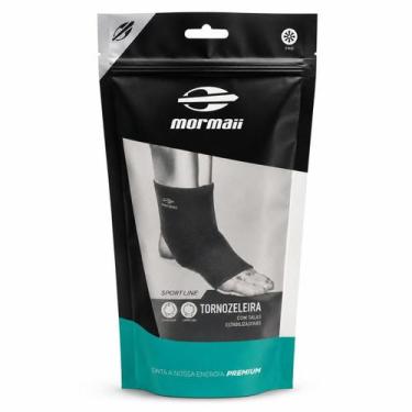 Imagem de Tornozeleira Neoprene C/Ziper Tam G Preto Mormaii
