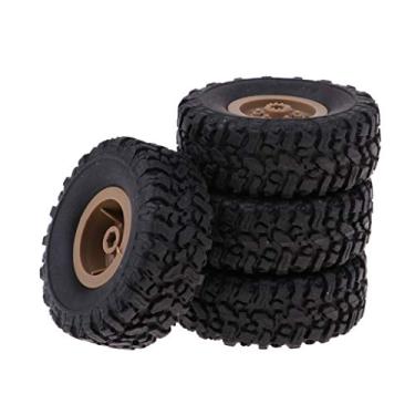 Imagem de Tongina 4X Tire Tyre for RC 1:16 Climbing WPL B-1//C-14/C-24/B-16 Truck
