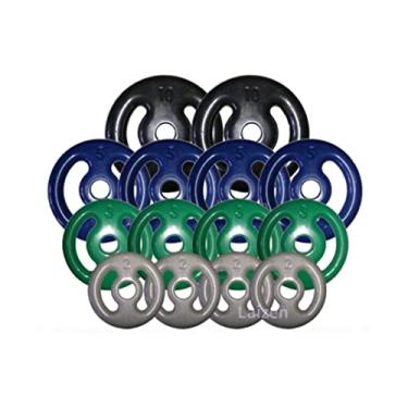 Imagem de Kit Anilhas Emborrachadas 60 kg