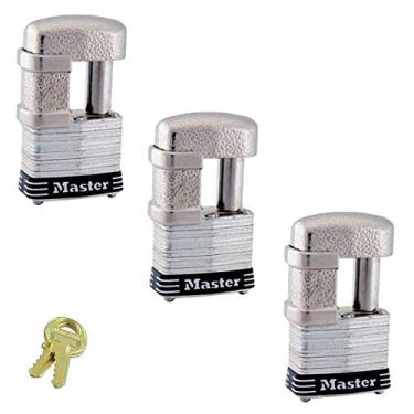 Imagem de Master Lock - (3) Reboque com chave e cadeados multiuso, 37KA-3