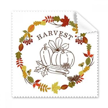 Imagem de Limpador de óculos de limpeza com estampa de guirlanda para dia de Ação de Graças, 5 peças