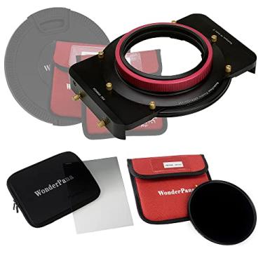 Imagem de Kit WonderPana FreeArc Essential ND1000 0.6SE - Suporte de filtro de núcleo, tampa da lente, 66 suportes, 0,6 Soft Edge Grad ND e 145mm ND1000 Filters para Sony FE 12-24mm f/4 G E-Mount Lens