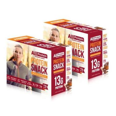 Imagem de 2 Caixas De Protein Snack Multigrãos All Protein 14 Unidades De 30G -