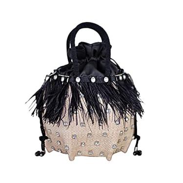 Imagem de BOLSA KIKI PLUMAS Cor:Bege