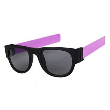 Imagem de Óculos de sol de pulso dobrável mulher tapa pulso óculos de sol masculino feminino designer dobrável pulseira de rolo vintage quadrado, 3, china