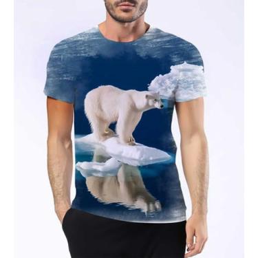 Imagem de Camisa Camiseta Urso Polar Caçador Ártico Gelo Mamífero 4 - Estilo Kra