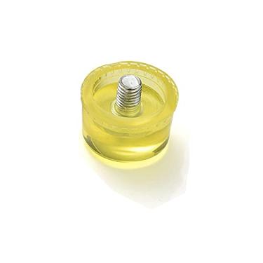 Imagem de Martelo amarelo de substituição cabeça de borracha de substituição ponta de martelo impressionante de plástico - 35 mm