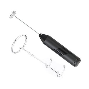 Imagem de Espumador de leite elétrico ABS/aço inoxidável mini espumador de leite sem fio portátil 3V pequeno ferramenta fofa