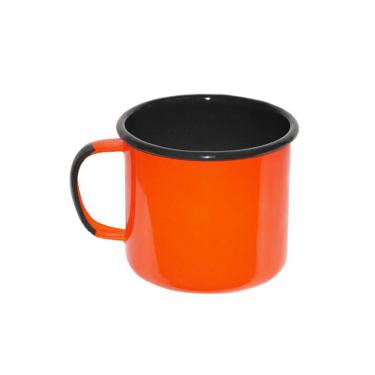 Imagem de Caneca Em Aço Esmaltado Mãe Ágata Ewel 370Ml - Laranja