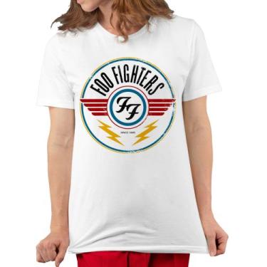 Imagem de Camiseta Foo Fighters Since 1995 Rock Banda Unissex - Hot Cloud Shop