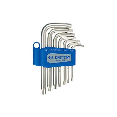 Imagem de KingTony BR Jogo Chave L Tipo Hexalobular Com 07 Peças Kingtony Br 20307Pr