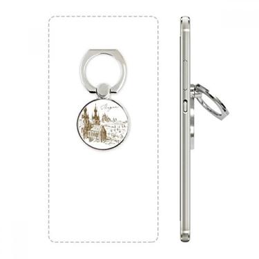 Imagem de Suporte de anel de telefone quadrado da República Tcheca com marco ajustável