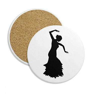 Imagem de Caneca de dança para dançarino de desempenho Caneca de mesa com proteção de pedra absorvente