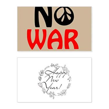 Imagem de Love Peace World No War New Year Festival Cartão de felicitações Bless Message Present