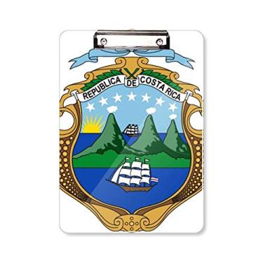 Imagem de Emblema nacional da Costa Rica para prancheta de país pasta, bloco de notas A4