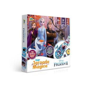 Jogo Corrida Magica Tabuleiro Frozen 2 Disney Board Game Copag Em