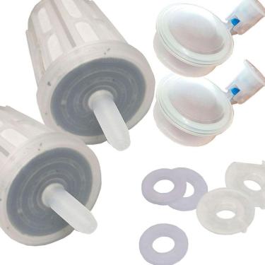 Imagem de Kit 2 Vela Refil Filtro Talha Barro Gravidade Carvão Ativado