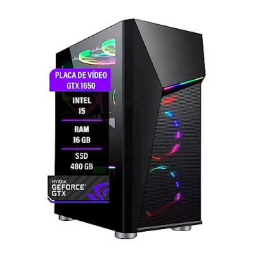 Imagem de Pc Gamer I5 9400 16Gb DDR4 GTX 1650 SSD 480GB Fonte 750W