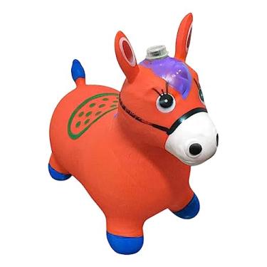 Imagem de Cavalinho Upa Upa Pula Pula Com Som e Luzes para Crianças (Vermelho)