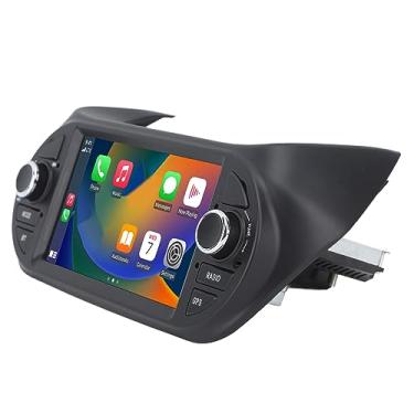 Imagem de Estéreo de Carro Sem Fio de 7 Polegadas Apple Carplay para Fiat Fiorino, Navegação GPS Com Tela Sensível Ao Toque Portátil Com Bluetooth, AirPlay, Android Auto, Substituição de