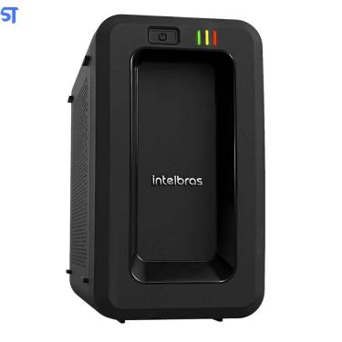Imagem de Nobreak Intelbras ATTIV 700VA, Semi senoidal, Bivolt, 4 Tomadas de Saída, Preto