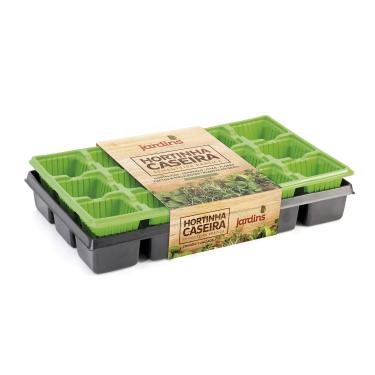 Imagem de Sementeira Hortinha Caseira 15 Células Verde Nutriplan Única