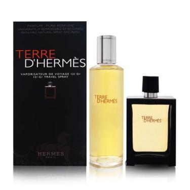 Imagem de Conjunto De Perfumes Hermes Terre D'hermes Pure Perfume Para Homens 12