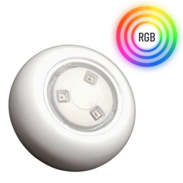 Imagem de Refletor Led 4,5W Rgb Abs Iluminação Colorida Piscina Aqua