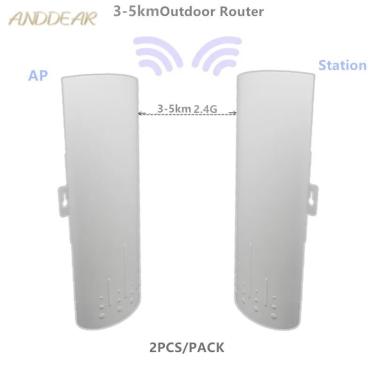 Imagem de Repetidor de sinal wifi  9344 9531 220 3-5km  longo alcance  300mbps  2.4ghz  uso externo  roteador
