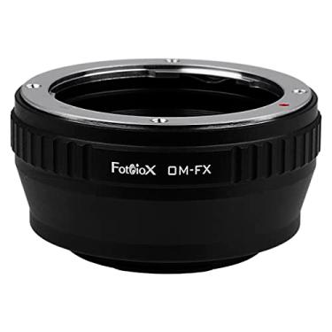 Imagem de Adaptador de montagem de lente Fotodiox compatível com lente SLR de 35 mm Olympus Zuiko (OM) em câmeras Fuji X-Mount