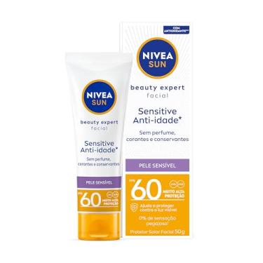 Imagem de NIVEA SUN Protetor Solar Facial Beauty Expert Sensitive FPS 60 50g