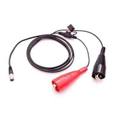 Imagem de Cabo de alimentação externa plugue macho de 6 pinos com fusível para estações totais Trimble S5 S7 S9 S9HP