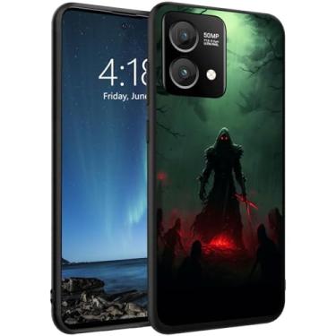 Imagem de DSRGRGFDJ Capa para Motorola Moto G Stylus 5G 2023 Capa de 6,5 polegadas, capa de silicone ultrafina, antiarranhões e à prova de choque - Ghost Warrior