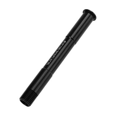 Imagem de SPYMINNPOO Cubo dianteiro de bicicleta, eixo de liga de alumínio, eixo de roda de liga de alumínio, peças de substituição para bicicleta Mountain Road Bike (Φ15*136L*M15(P1.5)*16L)