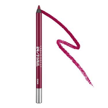 Imagem de Lápis de Lábios Glide-On Urban Decay 24/7 - Delineador de Lábios Impermeável e de Longa Duração - Fórmula Suave, Cremosa e Hidratante com Vitamina E - Evita que o Batom Emplume - Venom (Rich Plum), 0,04 Oz