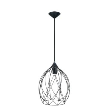 Imagem de Lustre Pendente Luminária Para Teto G Sino Ferro Trançado Aramado Artesanal Copa Cozinha Bancada