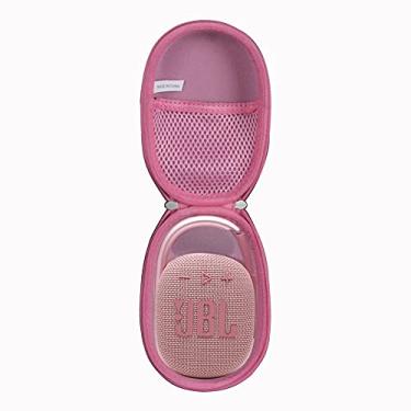 Imagem de Anleo Estojo rígido de viagem para JBL Clip 5 / Clip 4 - Mini alto-falante Bluetooth portátil (rosa)