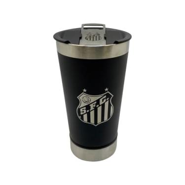 Imagem de Copo Térmico Santos com Abridor Inox - 500ml