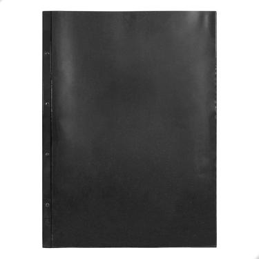 Imagem de Folhas Pretas Para Documentos 37,5x28,5 Acetato 2 Espaços