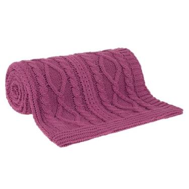 Imagem de Buddemeyer Manta Tricot Lou 125x150 cor Rosa Rouge