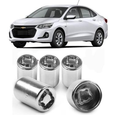 Imagem de Kit Parafuso Porca Antifurto 6CRA Roda Gm Onix Todos Modelos - RODAFUS
