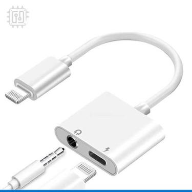 Imagem de Adaptador De Fone De Ouvido Para iPhone Dual Lightning 2 em 1 - HIT